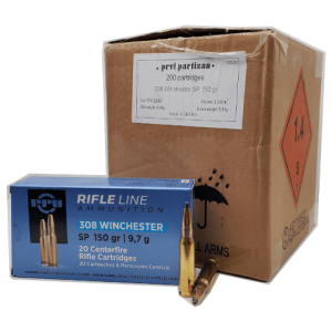308 Win - PPU Rifle Line 150 Grain Soft Point - 200 Rounds