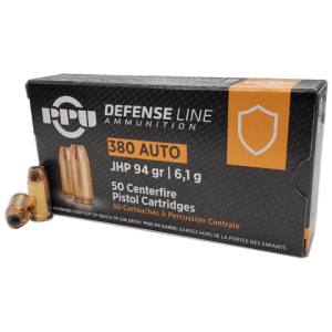 380 Auto - PPU Defense Line 94 Grain JHP