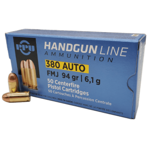 380 Auto - PPU Handgun Line 94 Grain FMJ