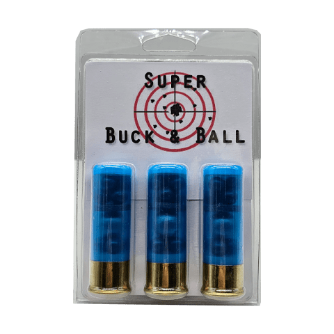 12 Gauge – Paraklese 2-3/4″ Super Buck & Ball – 3 Rounds