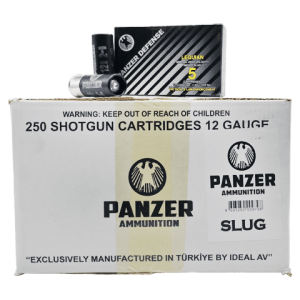 12 Gauge – Panzer Lequian LE/Tactical Special HV 1oz 2-3/4″Rifled Slug – 250 Rounds
