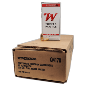 45 Auto - Winchester USA 230 Grain Full Metal Jacket - 500 Rounds