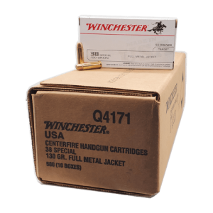 38 Special - WInchester USA 130 Grain Full Metal Jacket - 500 Rounds