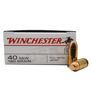 40 S&W - Winchester USA 180 Grain FMJ - 50 Rounds