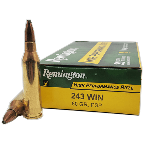 243 Win - Remington Core-Lokt 80 Grain Pointed Soft Point