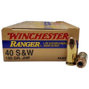 40 S&W - Winchester Ranger 155 Grain JHP