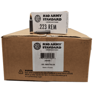 223 Rem - Red Army Standard Steel Case 55 Grain FMJ Case