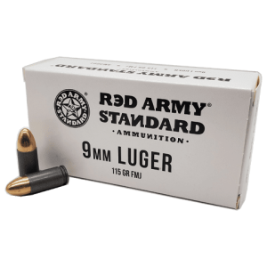 9mm - Red Army Standard 115 Grain FMJ Steel Case