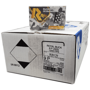 12 Gauge - RIO 2-3/4" 9 Pellet 00 Buckshot Case
