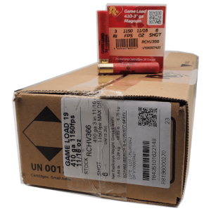410 Gauge - Rio 3" Game Load 6 Shot Magnum - 250 Rounds
