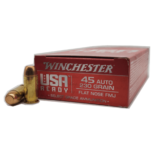45 Auto - Winchester USA Ready 230 Grain FMJ-FP - 50 Rounds
