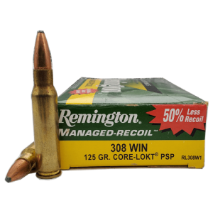 308 Win - Remington 125 grain Core-Lokt PSP