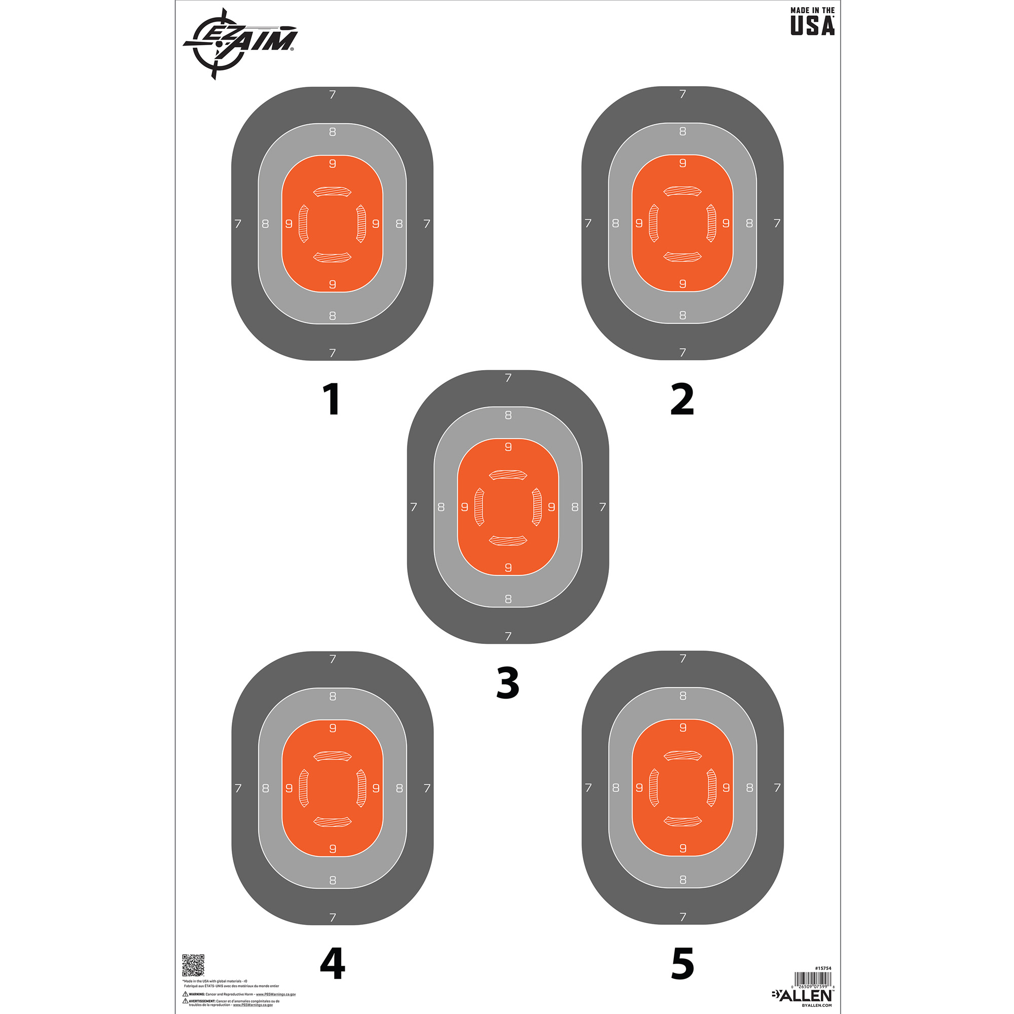 Allen Ezaim 5 Spot Trgt 23×35 50pk
