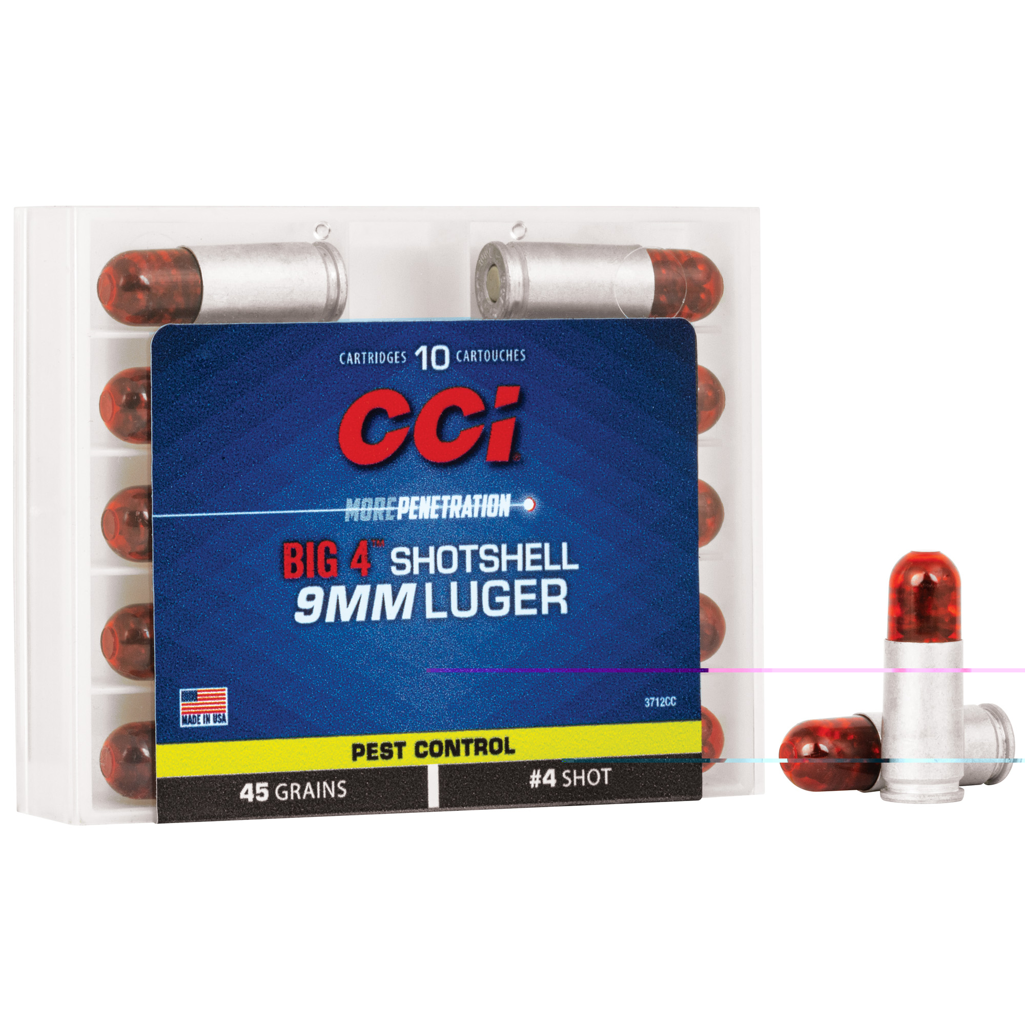 CCI Aluminum Case 9mm #4 Shotshell 10CT