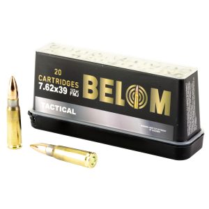 Belom 7.62×39 Brass 123gr Full Metal Jacket 20CT