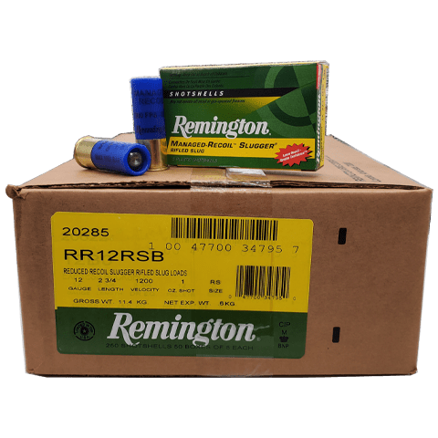 12 Gauge - Remington Managed Recoil 2-3/4" Rifled Slug