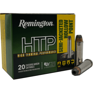357 Magnum - Remington HTP 110 Grain Semi Jacketed HP - 20 Rounds