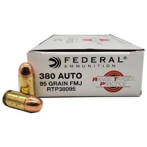 380 Auto - Federal Range Ammo 95 Grain FMJ