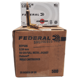 5.56 NATO - Federal Range Ammo 55 Grain FMJ