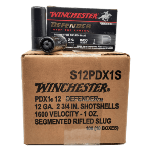 12 Gauge - Winchester 2-3/4" PDX1 Defender Slug Case