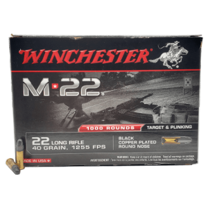22 Long Rifle - Winchester M22 40 Grain BCPRN - 1000 Rounds
