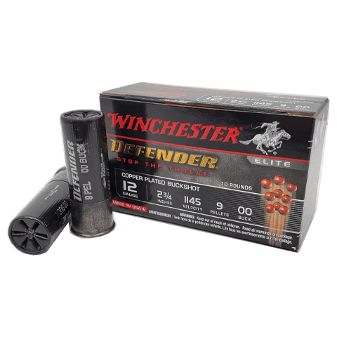 12 Gauge - Winchester Defender Elite 00 Buckshot