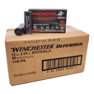 12 Gauge - Winchester Defender Elite 00 Buckshot Case