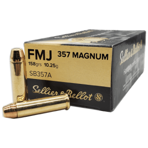 357 Magnum - Sellier & Bellot 158 Grain Full Metal Jacket