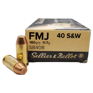 40 S&W - Sellier & Bellot 180 Grain FMJ