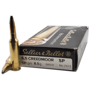 6.5 Creedmoor - Sellier & Bellot 131 Grain Soft Point - 20 Rounds