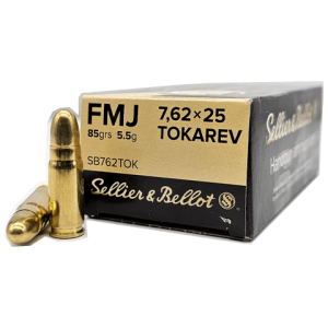 7.62 x 25 tokarev fmj ammo for sale