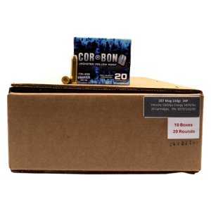 357 Mag – CorBon 110 Grain Jacketed Hollow Point – 200 Rounds