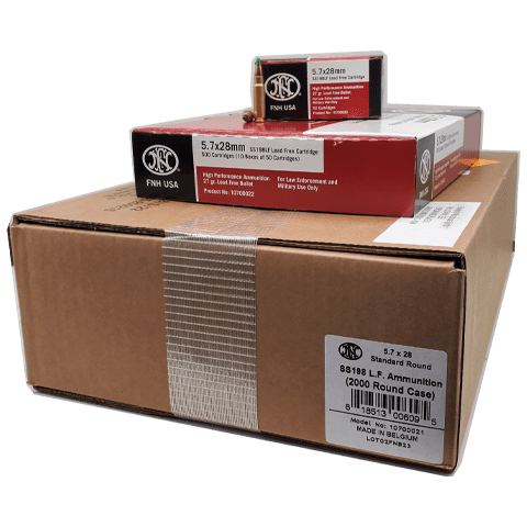 5.7x28 - FN 27 Grain Green Tip Hollow Point SS198LF - 2,000 Rounds