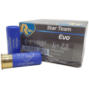 12 Gauge - Rio Star Team Evo 2-3/4" Low Recoil #7.5 Shot