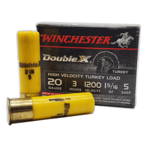 20 Gauge - Winchester Double X 3" Turkey Load #5 Shot - 10 Rounds