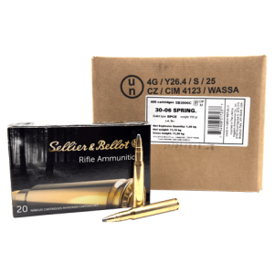 30-06 – Sellier & Bellot  150 Grain Soft Point Cutting Edge – 400 Rounds