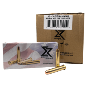 45-70 – Sigma Ammo 300 Grain FMJ – 400 Rounds