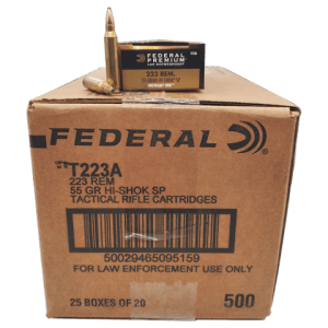 223 Rem - Federal Tactical TRU 55 Grain Hi-Shok Soft Point Case