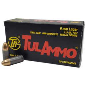 9mm - TulAmmo 115 Grain Full Metal Jacket