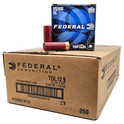 12 gauge federal top gun loads box