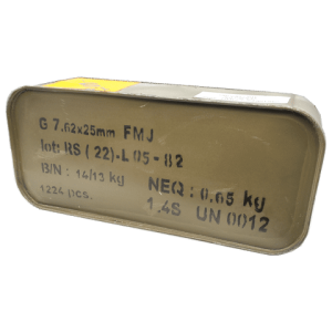 7.62 Tokarev - 86 Grain FMJ Romanian Spam Can