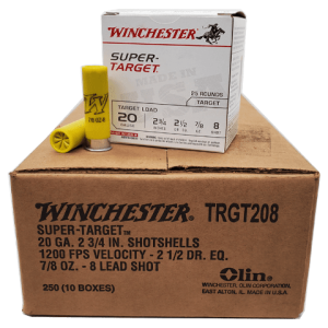 20 Gauge - Winchester Super-Target 2-3/4" #8 Shot Case