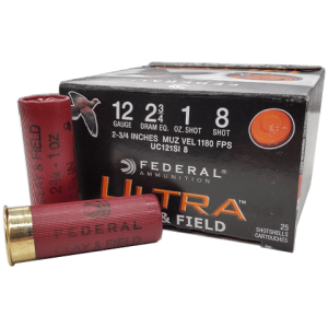 12 Gauge - Federal 2-3/4" Ultra Clay & Field 8 Shot