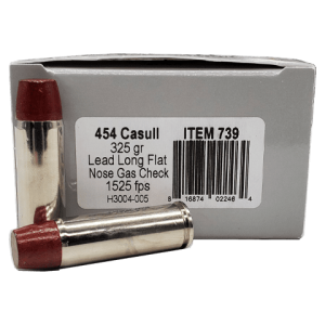 454 Casull - Underwood 325 Grain Lead Long Flat Nose