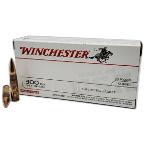 300 Blackout - Winchester 147 Grain Full Metal Jacket - 20 Rounds