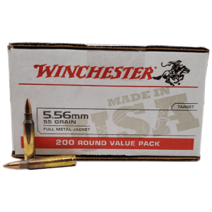 5.56 Nato - Winchester Range Pack 55 Grain FMJ 200 Rds.