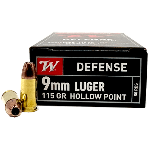 9mm winchester luger defense ammo