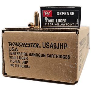 9mm winchester defense ammo box