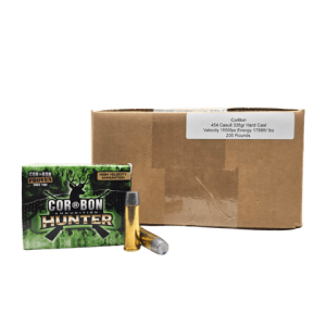 454 Casull – CorBon Hunter 335 Grain Hard Cast Lead – 200 Rounds