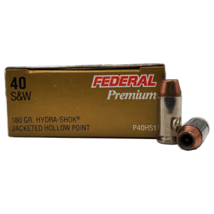40 S&W - Federal Hydra-Shok 180 Grain JHP